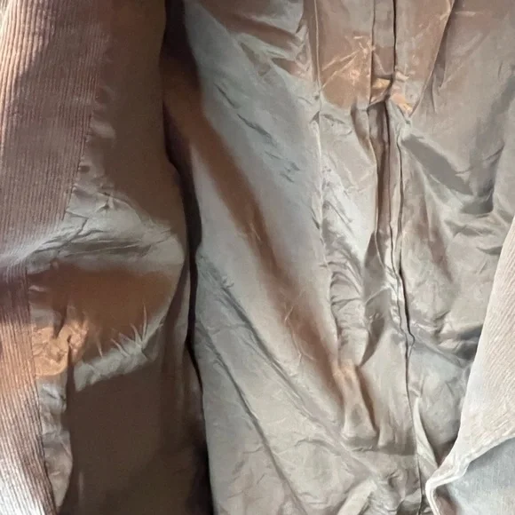 Rafaella Corduroy Tan Pockets Two Button Front Women's Jacket Size 16 - Picture 4 of 6